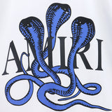 AMIRI Poison cotton T-shirt White/Blue