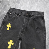 Chrome Hearts London Levi's Cross Patch Jeans