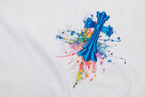 Chrome Hearts - Logo Cross Splash Color T-Shirt White