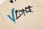 Vlone Ink Dissolving T-shirt Cream