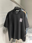 Balenciaga Barcode Logo Oversize T Shirt Black