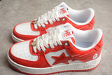 A Bathing Ape Bape Sta Patent Leather White Red (2023)
