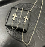 Chrome Hearts - Cross  Rock Necklace and Bracelet