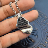Chrome Hearts Rolling Stones Necklace 'Silver'