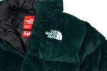 SUPREME X The North Face Faux-Fur Jacket Green