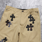 Chrome Hearts Cross Patch Carpenter Pants