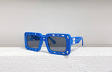 OFF-WHITE Atlantic Cut-Out Detail Square Frame Sunglasses