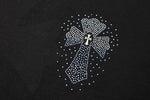 Chrome Hearts - Diamond Cross T-Shirt Black