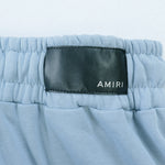 AMIRI Letter Logo Embroidery Shorts Blue