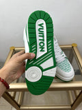 Louis Vuitton LV Trainer Lady Pink White Green