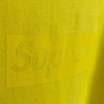 Supreme Tonal Box Logo Tee Yellow