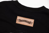 Chrome Hearts - Horseshoe Logo + Fleur de Lis Pin T-Shirt Black