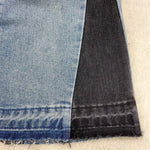Gallery Dept. Stitching Patch Ripped Flare Loose Jeans