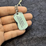 Chrome Hearts - Rolling Stones Dog Tag Pendant Necklace