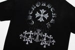 Chrome Hearts - Horseshoe Logo Multi Cross T-Shirt Black