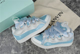 Lanvin Curb Sneaker White Light Blue