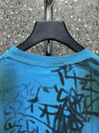 Balenciaga Graffiti T-Shirt Heather Azure