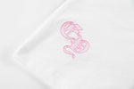 Chrome Hearts - Horseshoe Pink Cross Fleur Pin T-shirt White