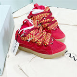 Lanvin Curb Sneaker Poppy Red