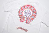 Chrome Hearts - Horseshoe Red T-Shirt White