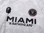 BAPE x Inter Miami CF Camo Tee White
