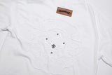 Chrome Hearts - Horseshoe Logo + Fleur de Lis Pin T-Shirt White