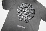 Chrome Hearts - Cross Logo Washed T Shirt Grey