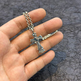 Chrome Hearts - Cross Tiny Pavé After Diamond Necklace