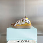 Lanvin Curb Sneaker Yellow Beige.