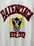 Balenciaga College Medium Fit T-Shirt White -SS22
