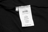 AMI Paris logo-patch Cotton T-shirt Black