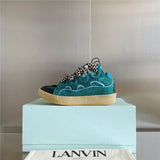 Lanvin Curb Sneaker Crystal Suede