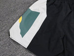 Rhude Panel Logo Shorts Black/White/Multi