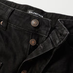 Balenciaga Patched Pockets baggy Jeans in Black