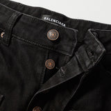 Balenciaga Patched Pockets baggy Jeans in Black