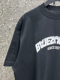 Balenciaga Logo Print Oversized T-Shirt Black