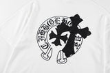 Chrome Hearts - Double Cross Logo T-Shirt White