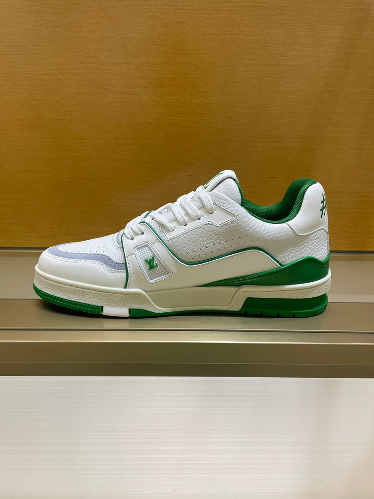 Louis Vuitton Trainer #54 Signature White Green – Tenisshop.la