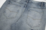 Gallery Dept. Stitching Patch Ripped Flare Loose Jeans