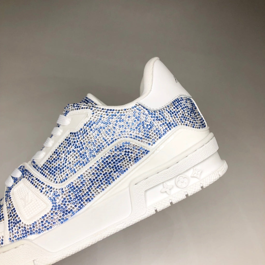 Louis Vuitton Trainer 'Azur Stone' Sneakers - Blue Sneakers, Shoes