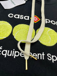 Casablanca Hoodie Casa Sport Tennis Balls Black