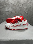 Lanvin Curb Sneaker White Red
