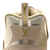 Louis Vuitton  Metallic Canvas Mesh Mens LV Runner Tatic Beige