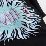 AMIRI logo-print cotton T-shirt. Black