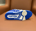 Louis Vuitton Trainer Blue Monogram Textile