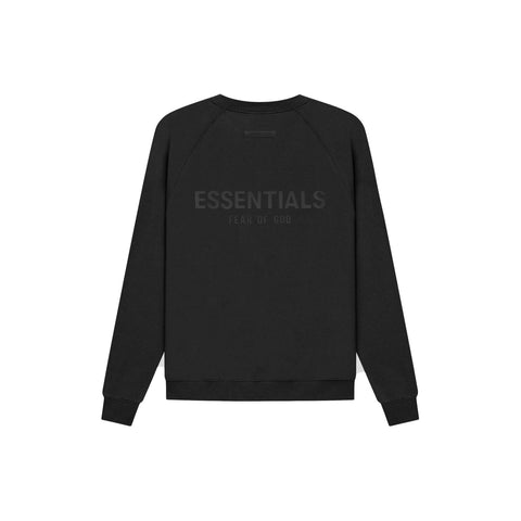 Fear of God Essentials Hoodie Pull-Over Crewneck (SS21) 'Black'