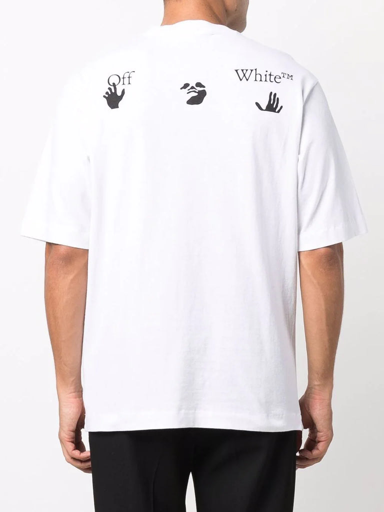 OFF-WHITE Weed Hands Off Logo T-Shirt White/Multi