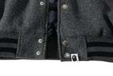 BAPE x Undefeated Varsity Jacket Black/Gray