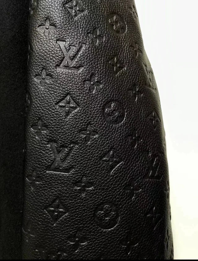 Louis Vuitton Monogram Embossed Leather and Wool Blouson Black Men's - SS22  - US