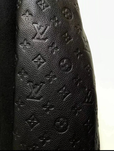 LV Monogram Embossed Leather And Wool Blouson